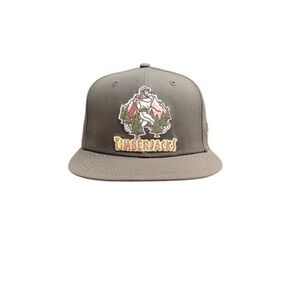 Timberjacks‎ Hat Cap Fitted Mens 7 1/8 Brown MILB Baseball 59FIFTY New Era